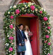 Wedding flowers in scotland